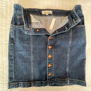 Madewell Jean Skirt